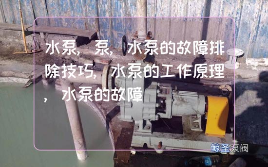 水泵的故障排除技巧，很好的干货。