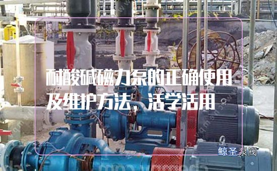 耐酸碱磁力泵的正确使用及维护方法，活学活用