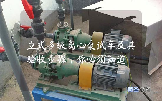 立式多级离心泵试车及其验收步骤，你需要知道