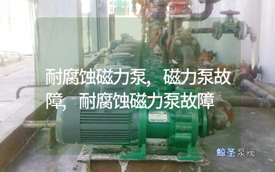 耐腐蚀磁力泵的故障与解决，鲸圣教你一招