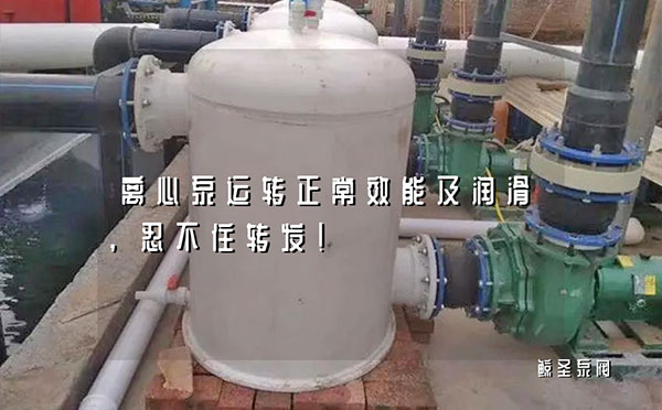 离心泵运转正常效能及润滑，忍不住转发！