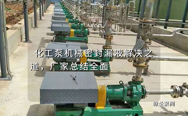 化工泵机械密封漏液解决之道，厂家总结多维