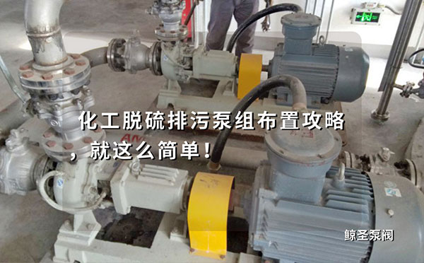 化工脱硫排污泵组布置攻略，就这么简单！