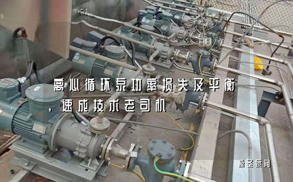 离心循环泵功率损失及平衡，速成技术老司机