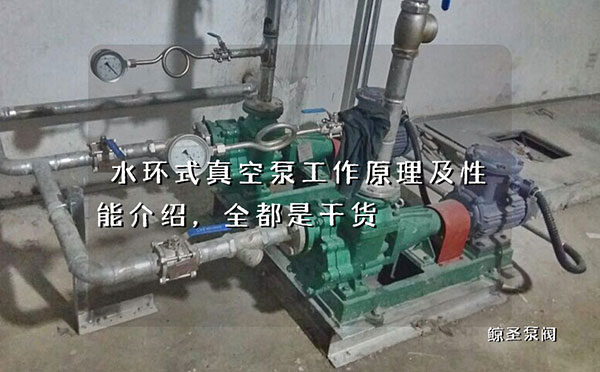 水环式真空泵工作原理及性能介绍，全都是干货