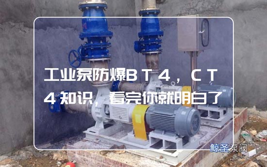 工业泵防爆BT4，CT4知识，看完你就明白了