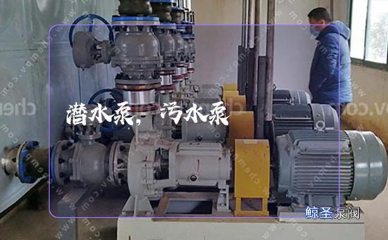 我想知道:潜水泵可以当污水泵用吗?