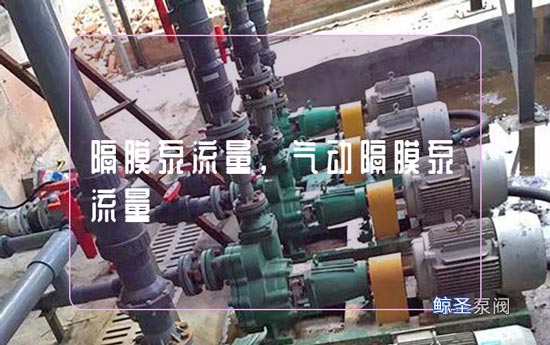 小白:气动隔膜泵流量有多大?