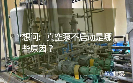 想问:真空泵不启动是哪些原因?