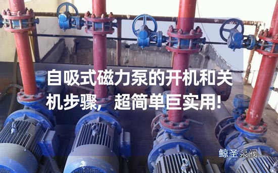 自吸式磁力泵的开机和关机步骤,超简单巨实用!