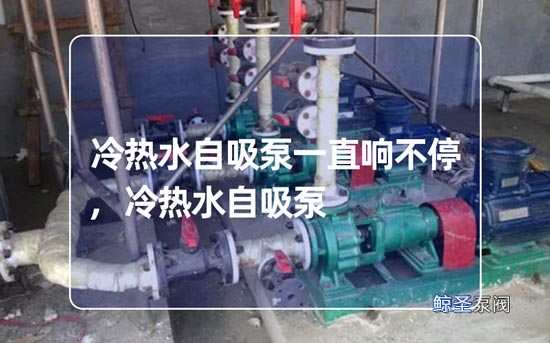 答案:冷热水自吸泵一直响不停哪些原因?