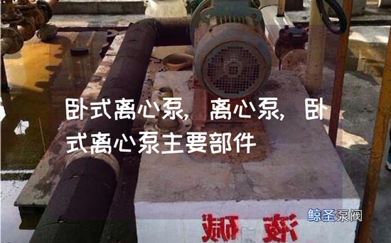 在线等!卧式离心泵有哪些主要部件?