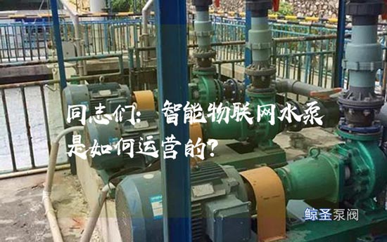 同志们:智能物联网水泵是如何运营的?