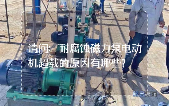 请问:耐腐蚀磁力泵电动机超载的原因有哪些?